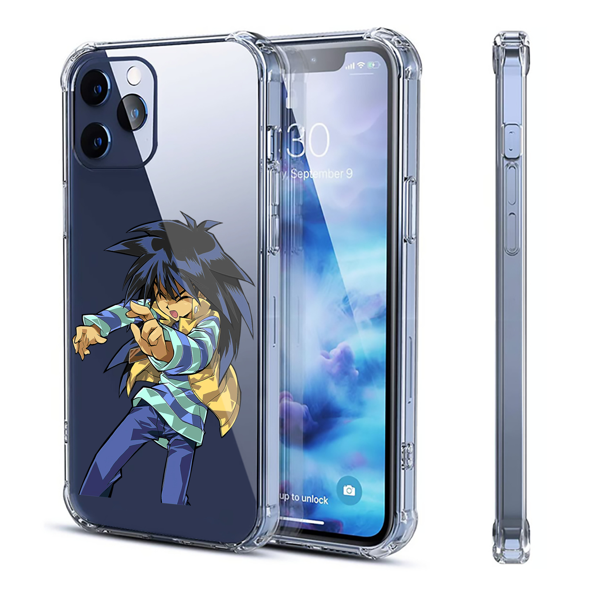 （画像用） 遊☆戯☆王 Yu-Gi-Oh! 【iPhone 12シリーズ対応】透明スマホケース（クリアソフトケース）